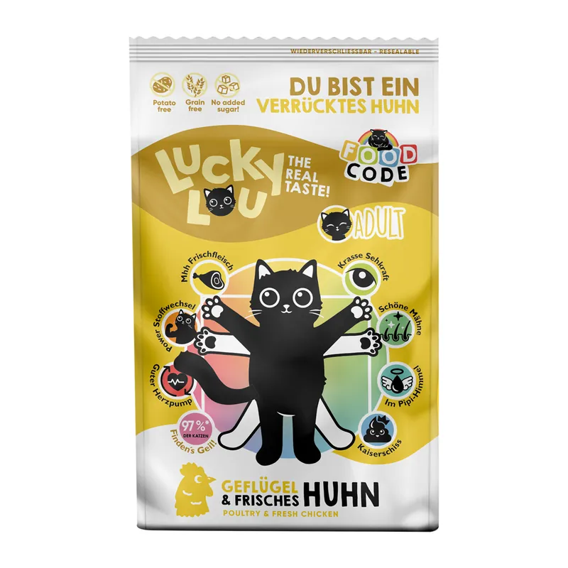 Letzte Chance Lucky Lou Adult Geflügel & Huhn 750 g